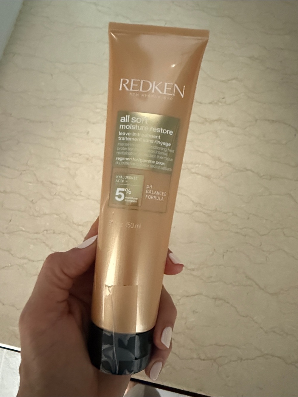 Redken All Soft Moisture Restore Leave-In Treatment — Gold